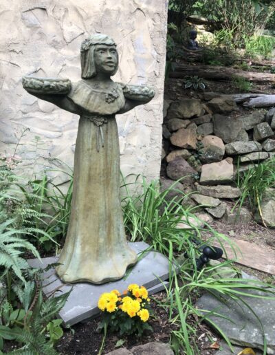 Woman Statue in Leah's Garden